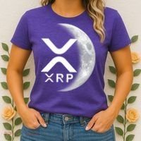 XRP Cryptocurrency To The Moon Women's T-Shirt thumb 2