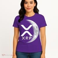 XRP Cryptocurrency To The Moon Women's T-Shirt thumb 4