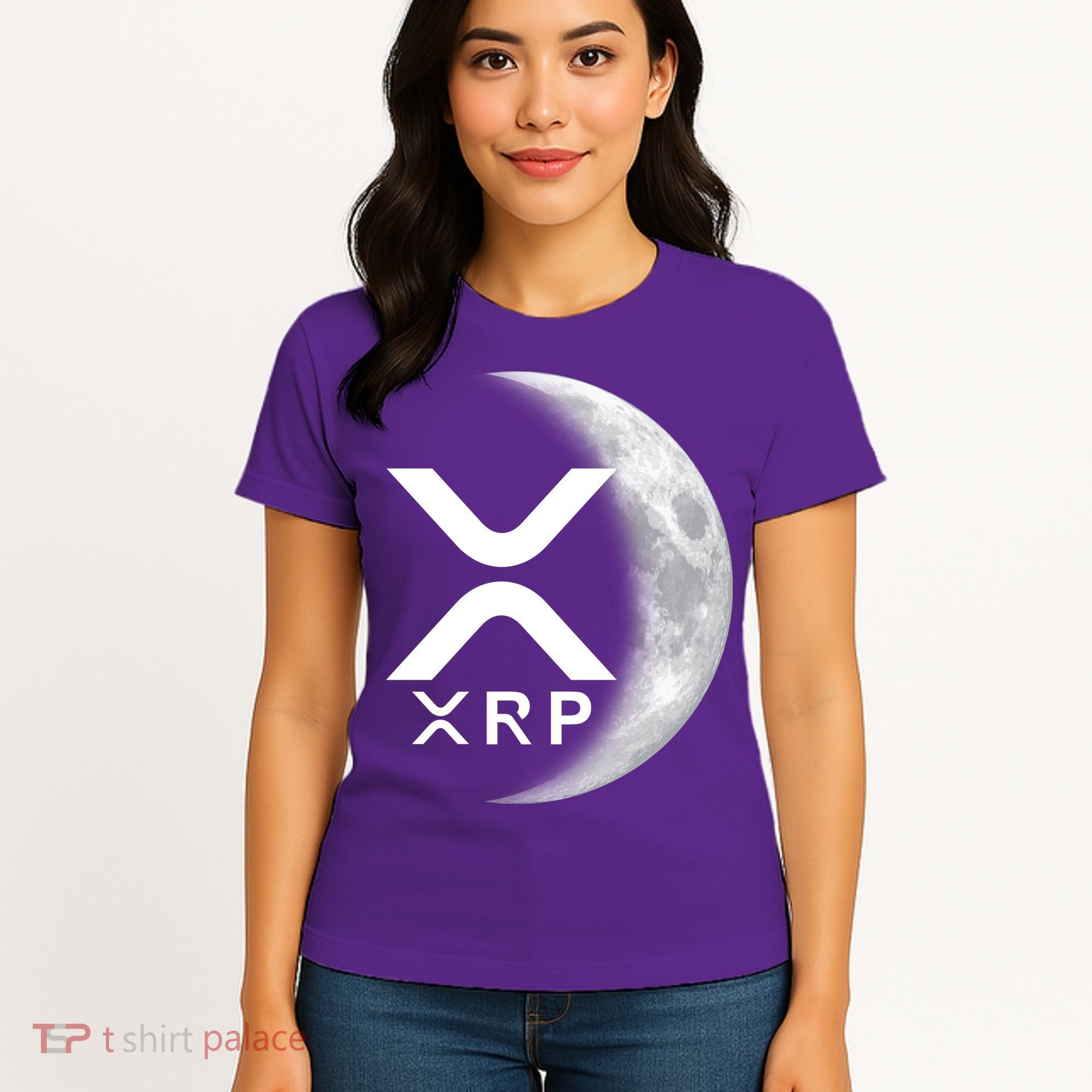 XRP Cryptocurrency To The Moon Women's T-Shirt