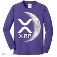 XRP Cryptocurrency To The Moon Kids Long Sleeve Shirt thumb 0