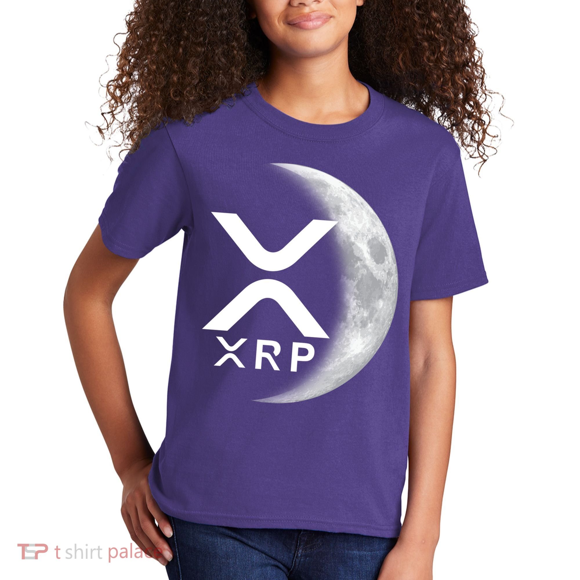 XRP Cryptocurrency To The Moon Kids T-Shirt