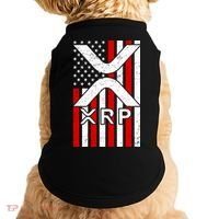 XRP Cryptocurrency USA American Flag Doggie Tank thumb 0