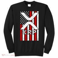 XRP Cryptocurrency USA American Flag Sweatshirt thumb 0