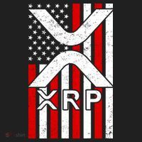 XRP Cryptocurrency USA American Flag Hat thumb 2