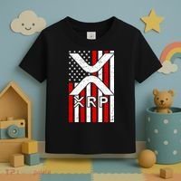 XRP Cryptocurrency USA American Flag Toddler T-Shirt thumb 3