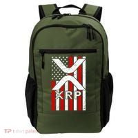 XRP Cryptocurrency USA American Flag Backpack thumb 0
