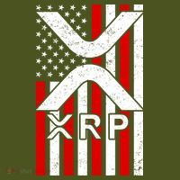 XRP Cryptocurrency USA American Flag Mousepad thumb 1