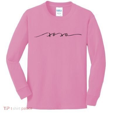 Xoxo Cute Valentines Day Gift Kids Long Sleeve Shirt