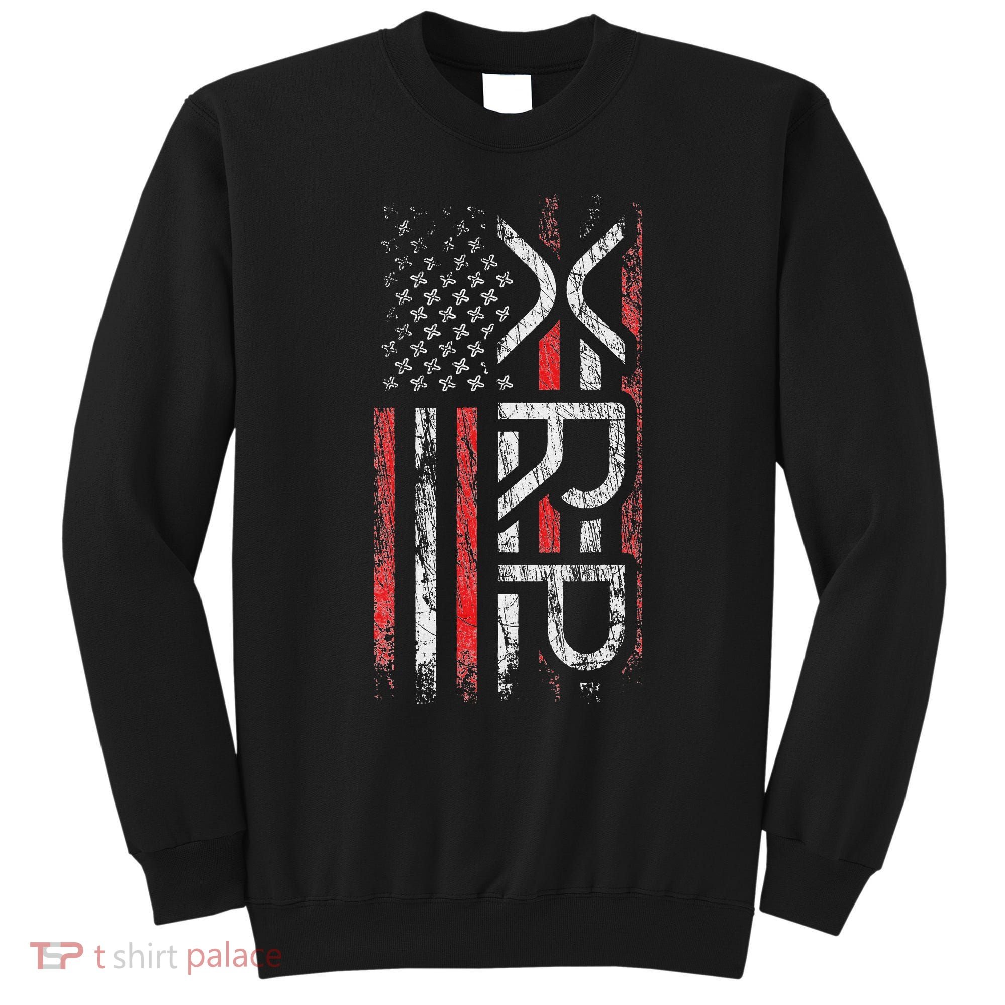 Xrp Crypto Xrp Cryptocurrency American Flag Xrp Sweatshirt