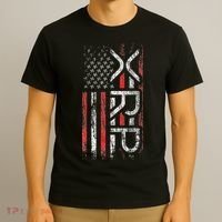 Xrp Crypto Xrp Cryptocurrency American Flag Xrp T-Shirt thumb 3