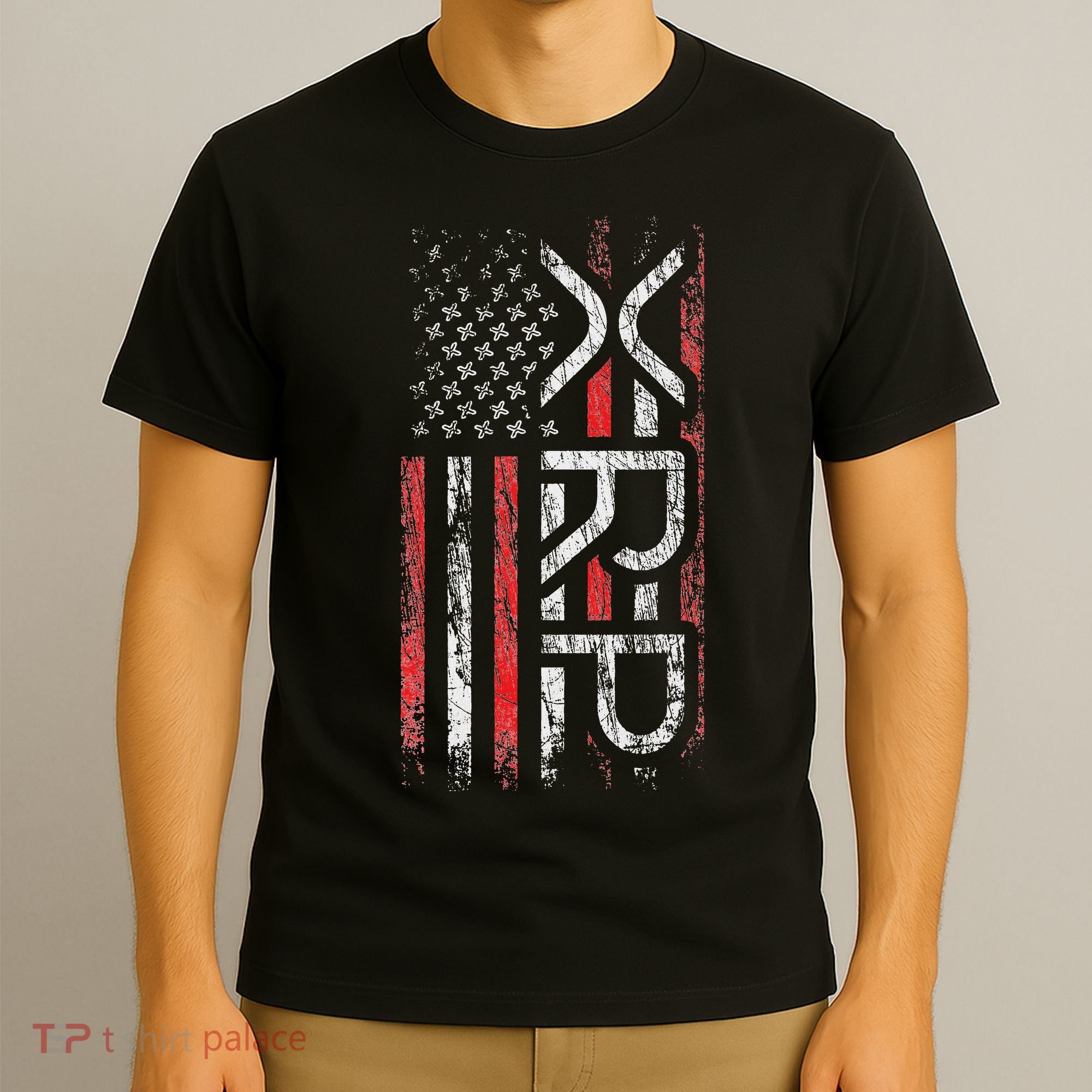 Xrp Crypto Xrp Cryptocurrency American Flag Xrp T-Shirt