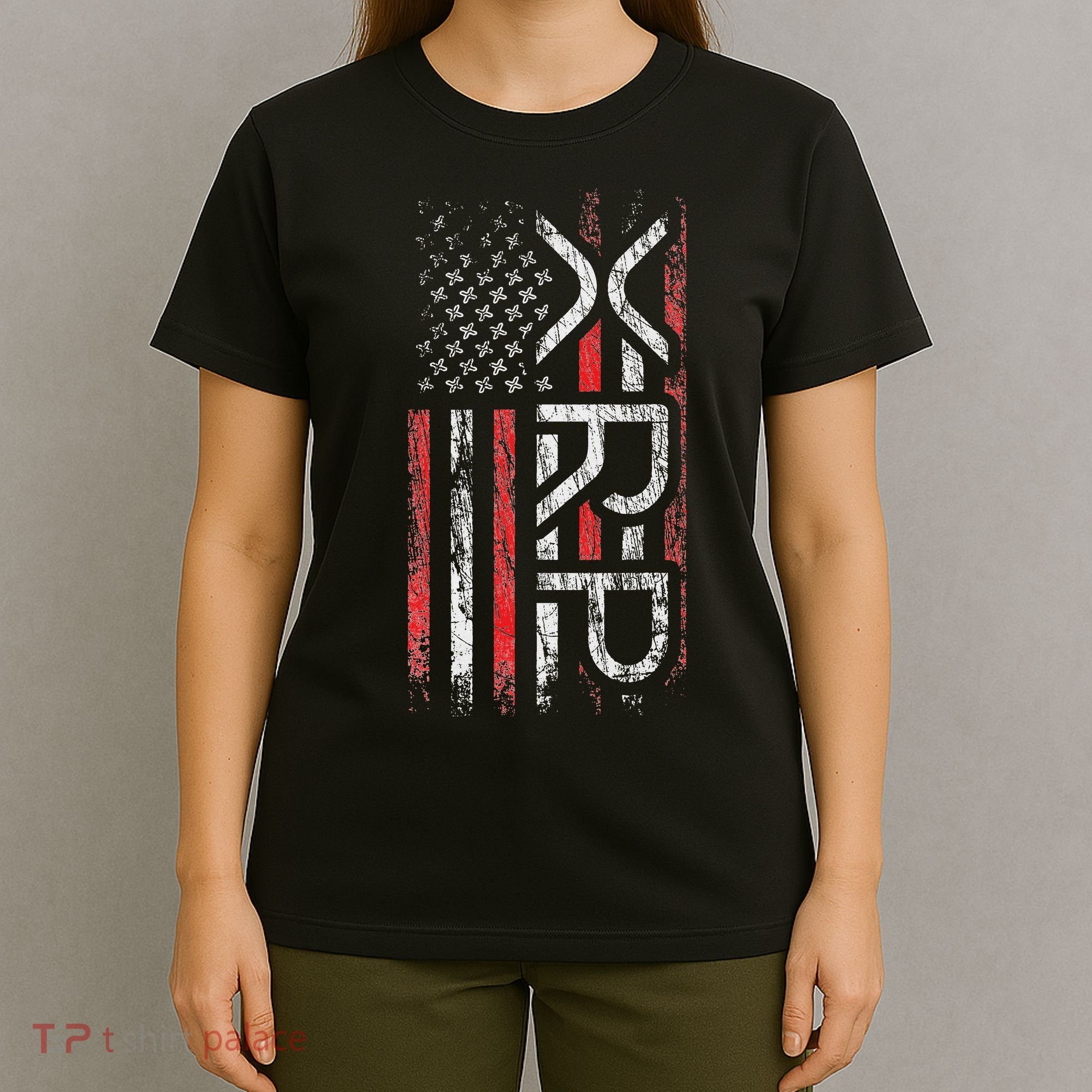 Xrp Crypto Xrp Cryptocurrency American Flag Xrp T-Shirt
