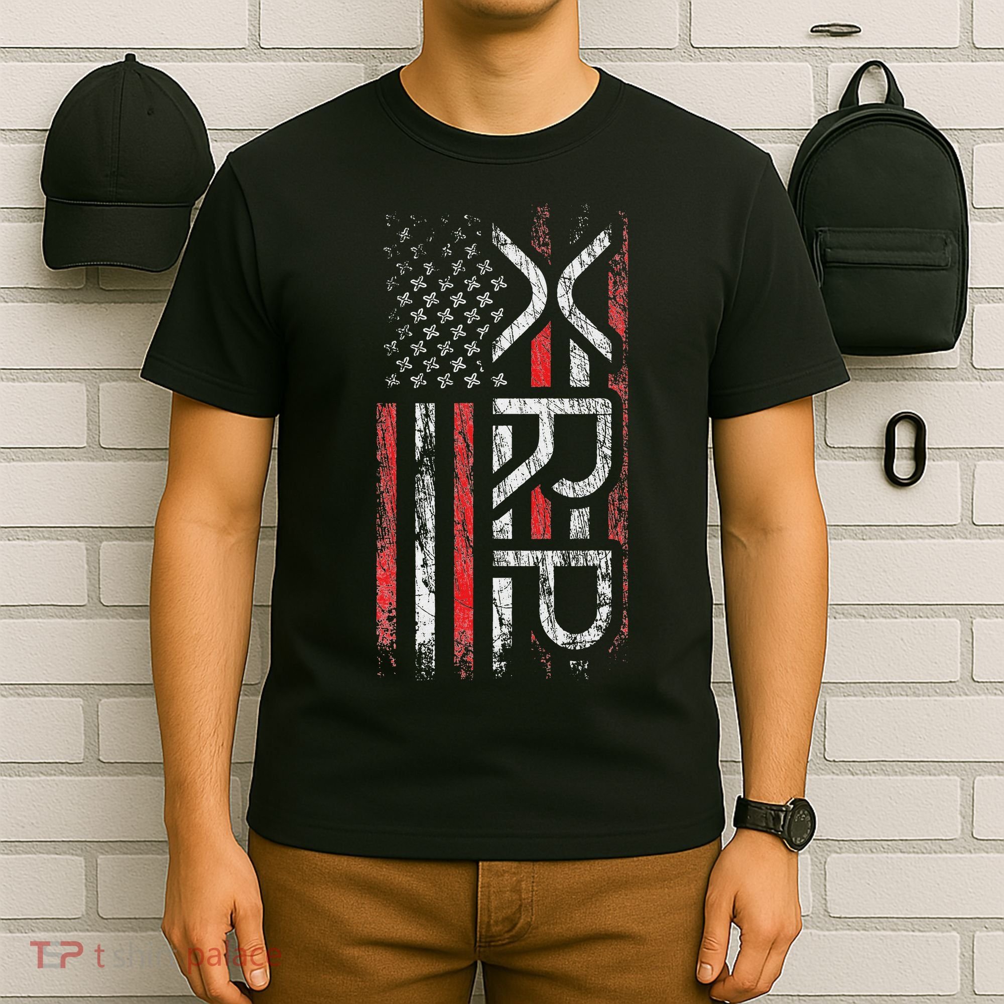 Xrp Crypto Xrp Cryptocurrency American Flag Xrp T-Shirt