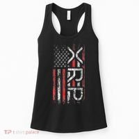 Xrp Crypto Xrp Cryptocurrency American Flag Xrp Women's Tank Top thumb 0