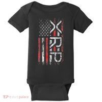 Xrp Crypto Xrp Cryptocurrency American Flag Xrp Baby Bodysuit thumb 0