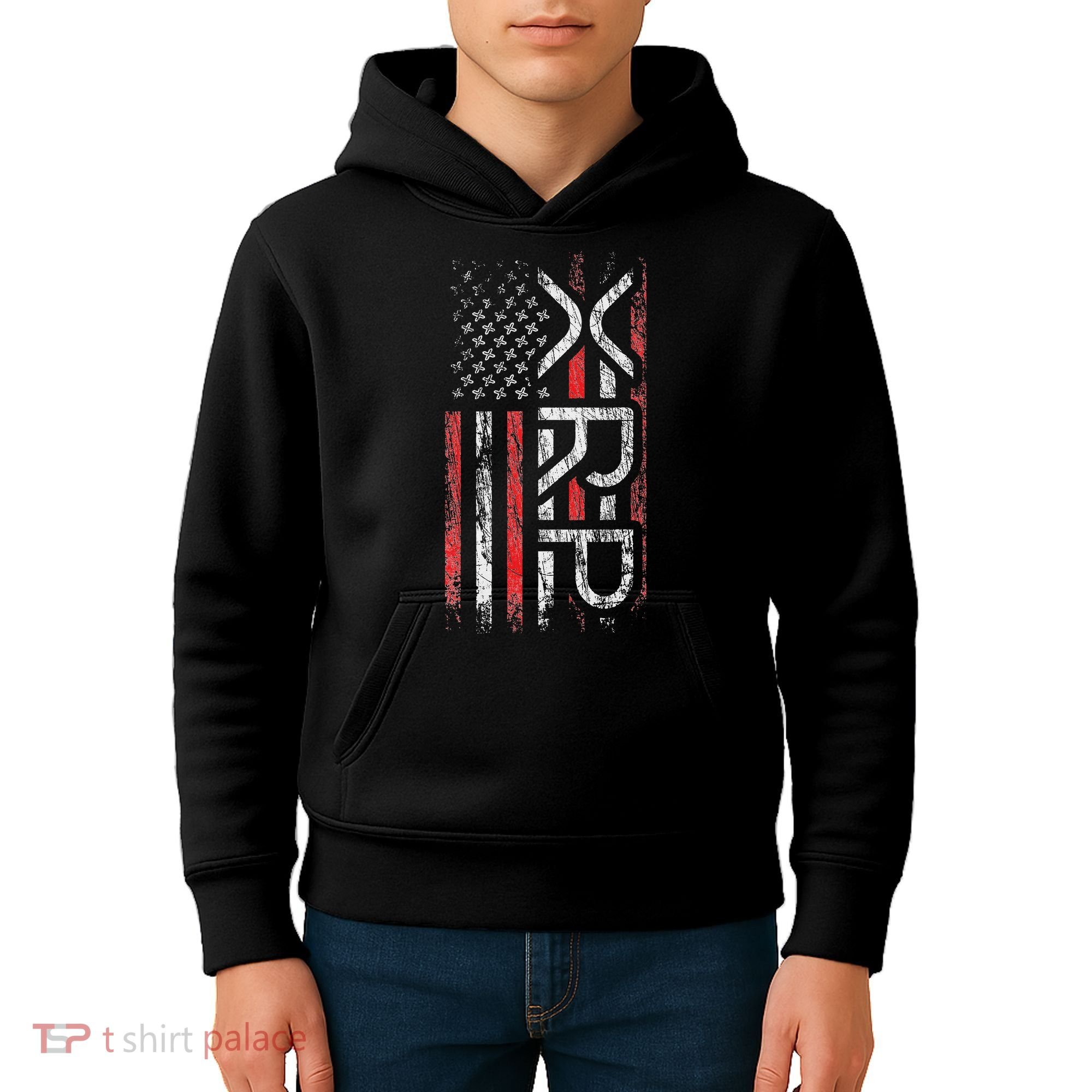 Xrp Crypto Xrp Cryptocurrency American Flag Xrp Kids Hoodie