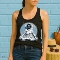 XRP Cryptocurrency Yoga Astronaut Moon Women's Tank Top thumb 2