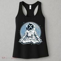 XRP Cryptocurrency Yoga Astronaut Moon Women's Tank Top thumb 3