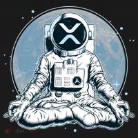 XRP Cryptocurrency Yoga Astronaut Moon Baby Bodysuit thumb 2