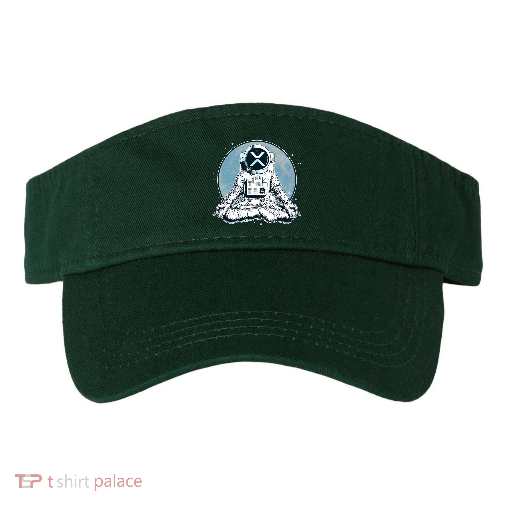 XRP Cryptocurrency Yoga Astronaut Moon Visor