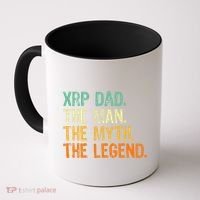 Xrp Dad Crypto Merchandise Man Myth Legend Coffee Mug thumb 0