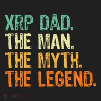 Xrp Dad Crypto Merchandise Man Myth Legend Beanie thumb 2