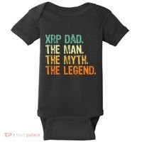 Xrp Dad Crypto Merchandise Man Myth Legend Baby Bodysuit thumb 0