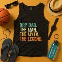 Xrp Dad Crypto Merchandise Man Myth Legend Tank Top thumb 4