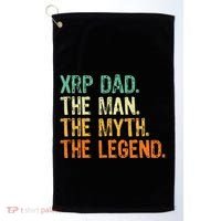 Xrp Dad Crypto Merchandise Man Myth Legend Golf Towel thumb 0