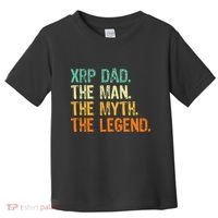 Xrp Dad Crypto Merchandise Man Myth Legend Toddler T-Shirt thumb 0