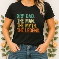 Xrp Dad Crypto Merchandise Man Myth Legend Women's T-Shirt thumb 2