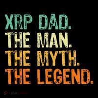 Xrp Dad Crypto Merchandise Man Myth Legend Women's T-Shirt thumb 6