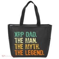 Xrp Dad Crypto Merchandise Man Myth Legend Tote Bag thumb 0