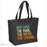 Xrp Dad Crypto Merchandise Man Myth Legend Tote Bag thumb 2