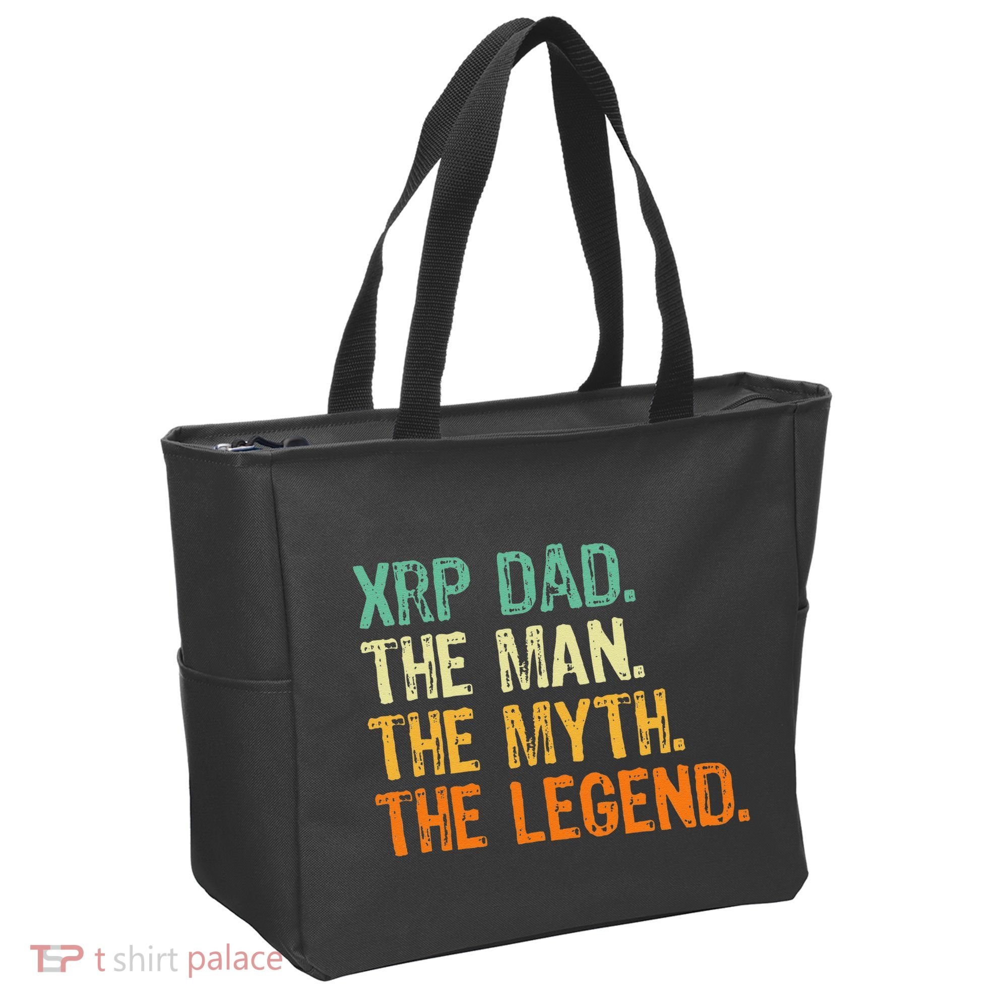 Xrp Dad Crypto Merchandise Man Myth Legend Tote Bag