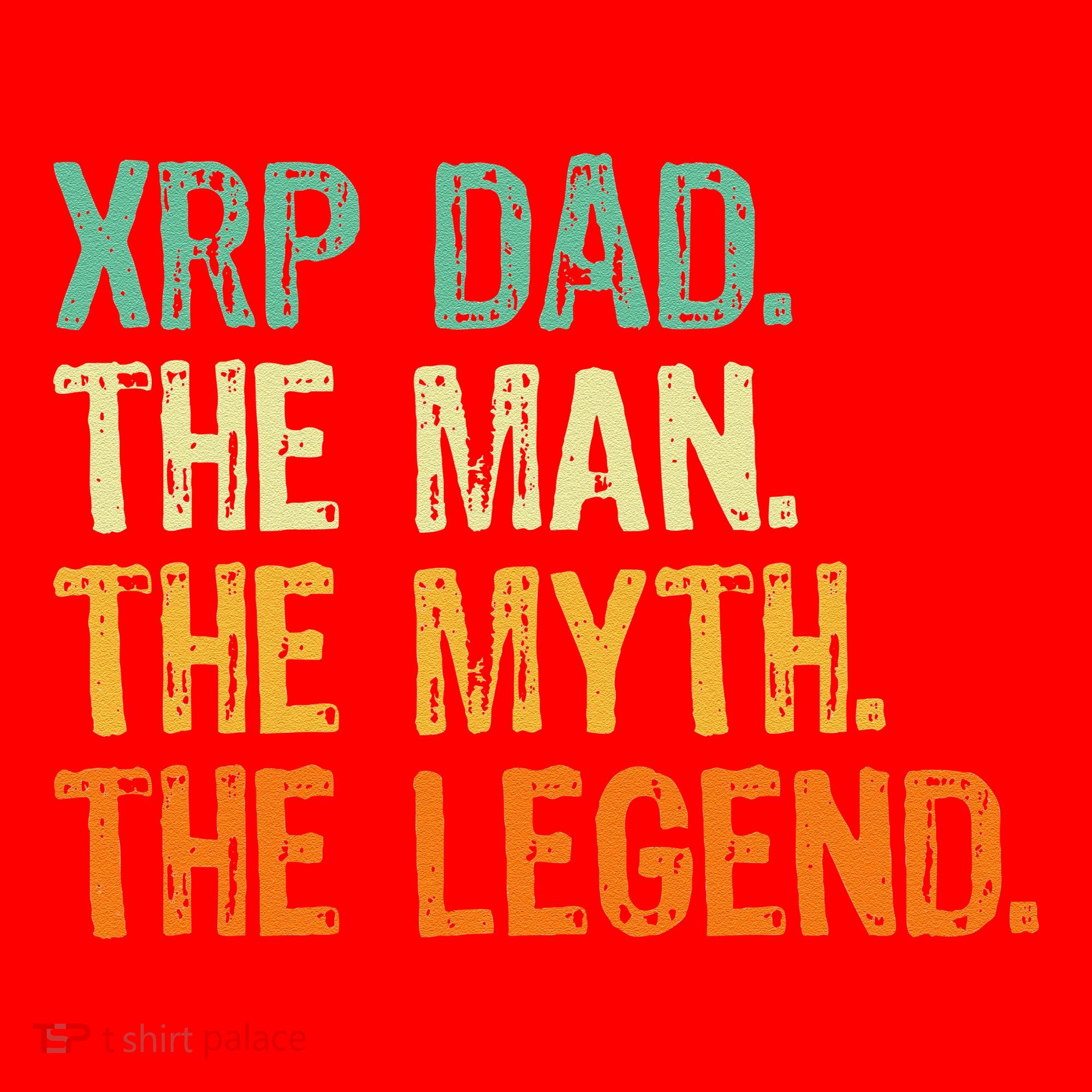 Xrp Dad Crypto Merchandise Man Myth Legend Santa Hat