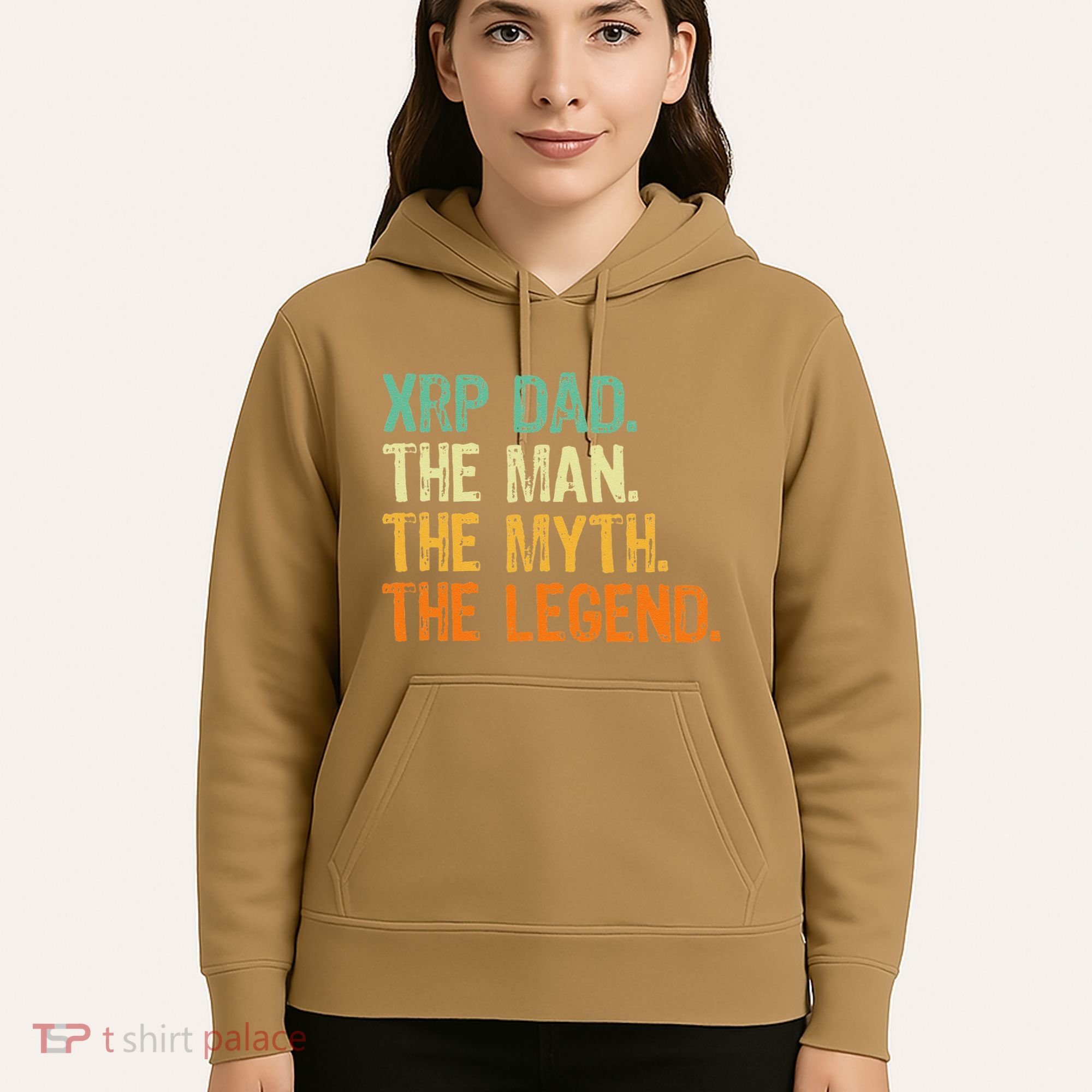 Xrp Dad Crypto Merchandise Man Myth Legend Hoodie