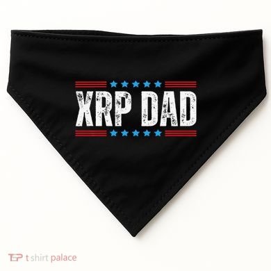 Xrp Dad Crypto Merchandise USA-Made Doggie Bandana