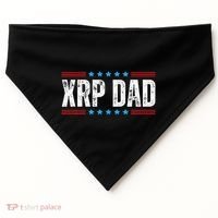 Xrp Dad Crypto Merchandise USA-Made Doggie Bandana thumb 0