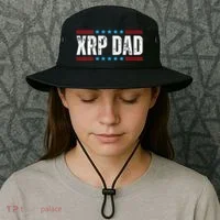 Xrp Dad Crypto Merchandise Bucket Hat thumb 3
