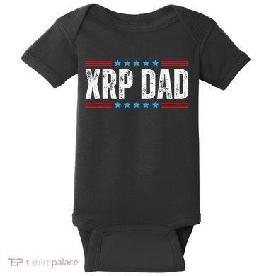 Xrp Dad Crypto Merchandise Baby Bodysuit