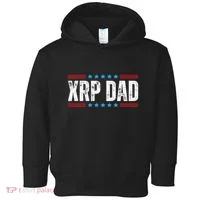 Xrp Dad Crypto Merchandise Toddler Hoodie thumb 0