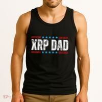 Xrp Dad Crypto Merchandise Tank Top thumb 3