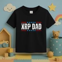 Xrp Dad Crypto Merchandise Toddler T-Shirt thumb 3
