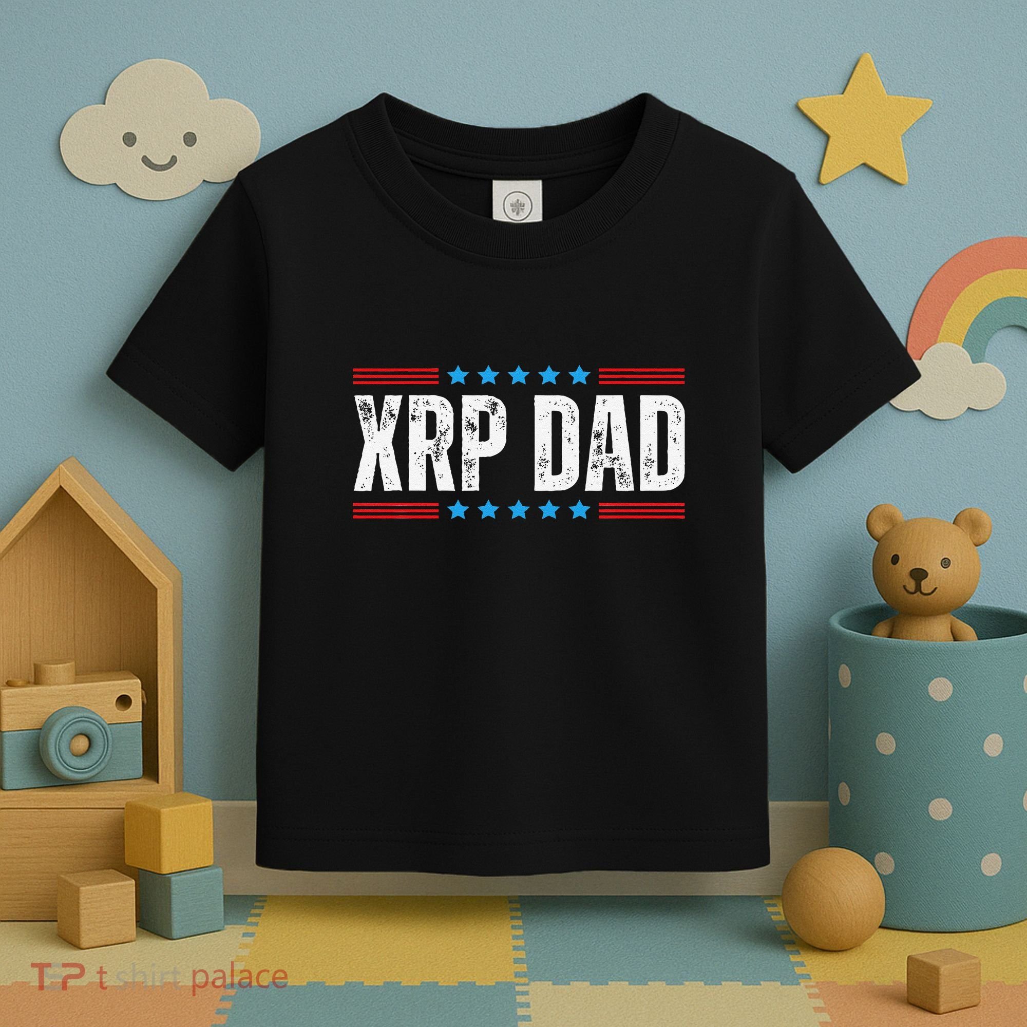Xrp Dad Crypto Merchandise Toddler T-Shirt