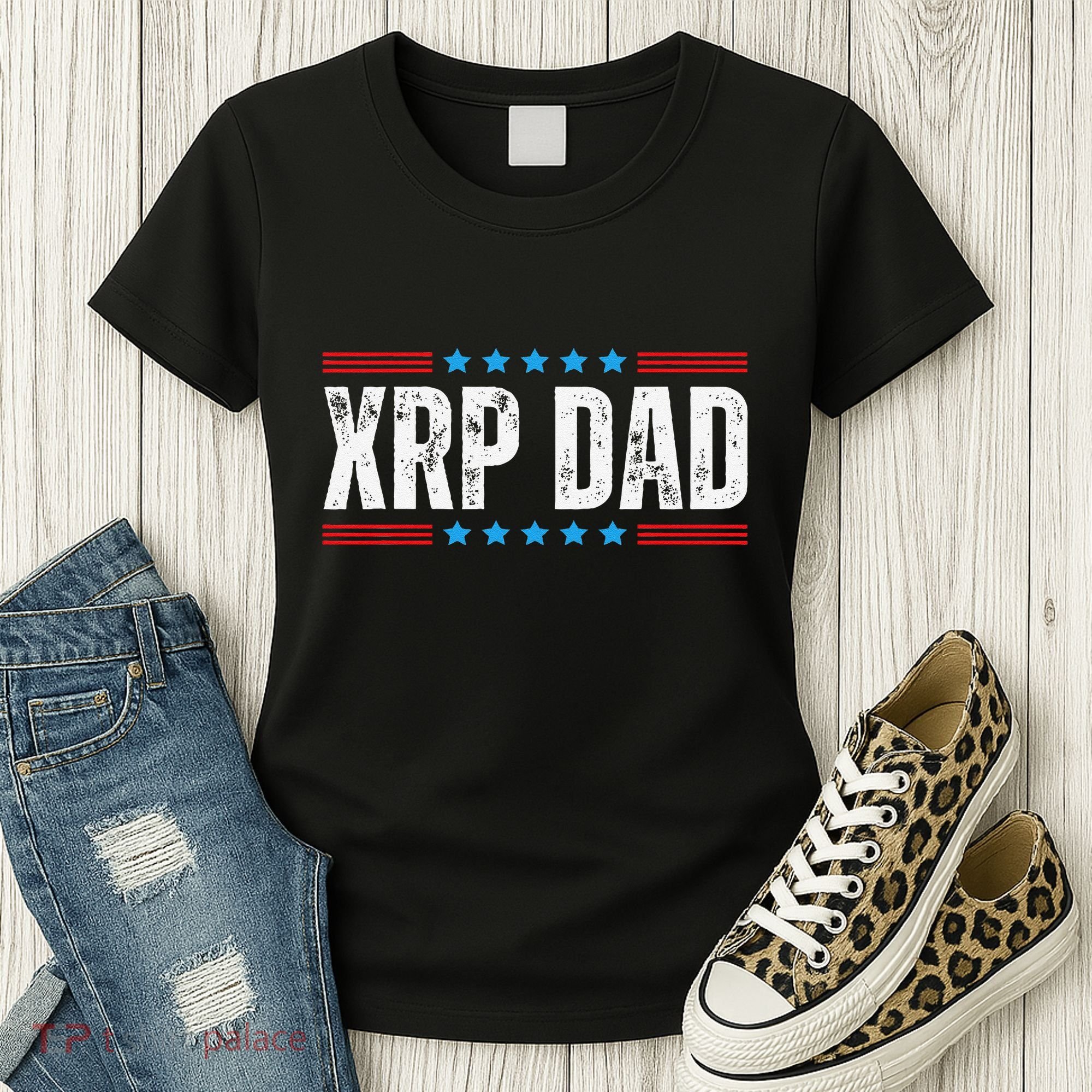 Xrp Dad Crypto Merchandise Women's T-Shirt