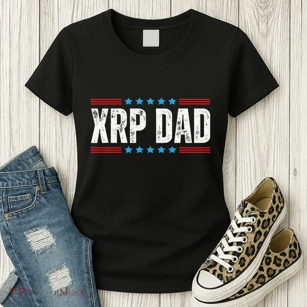 Xrp Dad Crypto Merchandise Women's T-Shirt