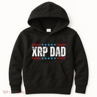 Xrp Dad Crypto Merchandise Kids Hoodie thumb 0