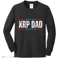 Xrp Dad Crypto Merchandise Kids Long Sleeve Shirt thumb 0