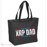 Xrp Dad Crypto Merchandise Tote Bag thumb 2